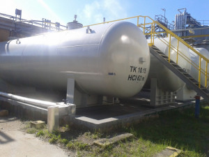 Pogumované nádrže HCl